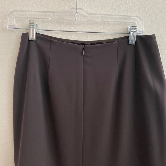 Talbots Skirt Women's Size 10 Charcoal Grey Midi Pencil Career Office Academia - Picture 4 of 4